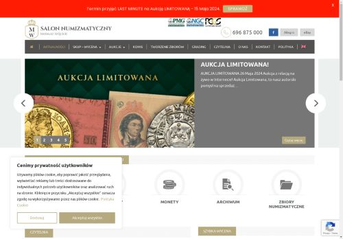 SALON NUMIZMATYCZNY MATEUSZ WÓJCICKI SPÓŁKA Z OGRANICZONĄ ODPOWIEDZIALNOŚCIĄ